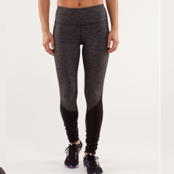 LULULEMON knit  Runder Under leggings 6 pants - Picture 6 of 6